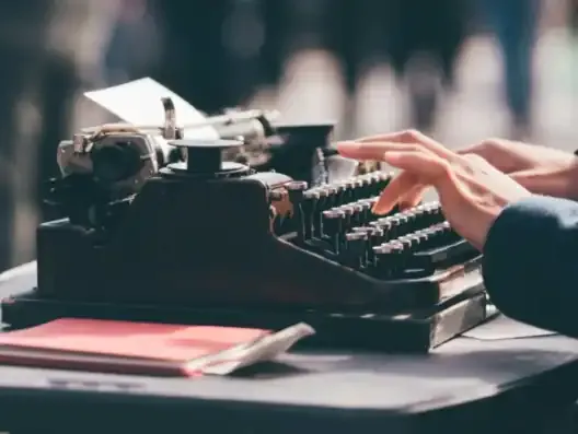 Old typewriter